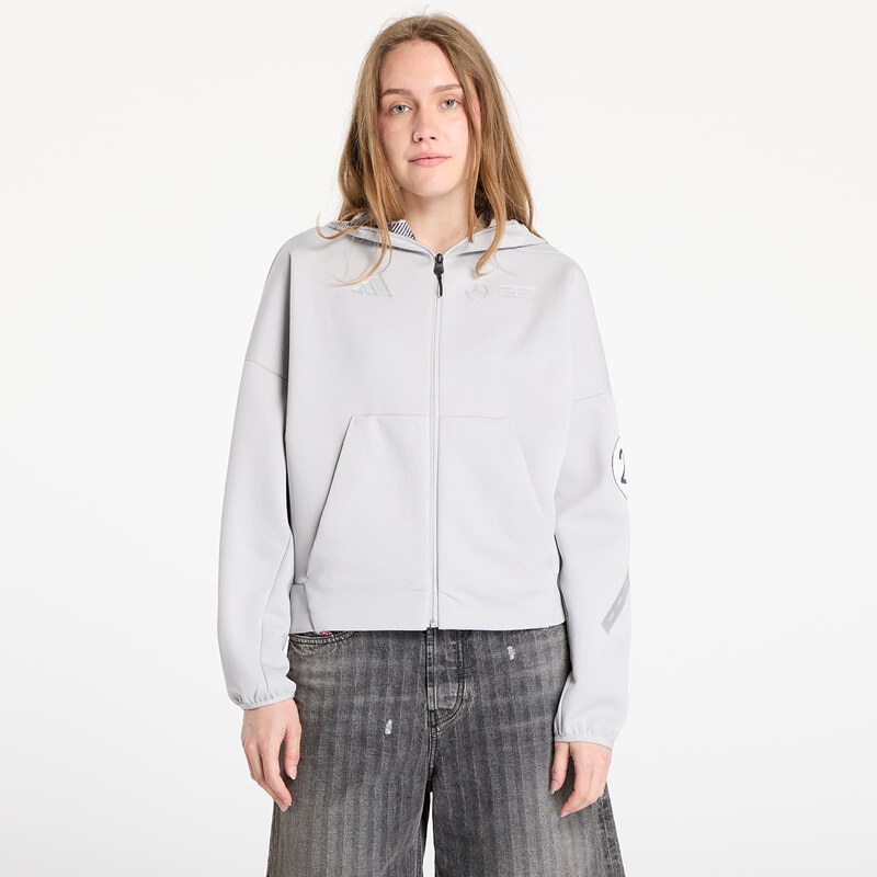 adidas Performance Mikina adidas x Mercedes AMG Silver Hoodie Grey Two 64055460