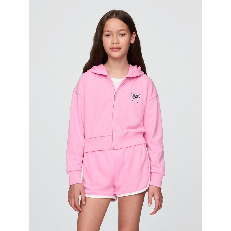 GAP Dievčenská crop mikina Gap × Lilo & Stitch VintageSoft 780460-01 66265604