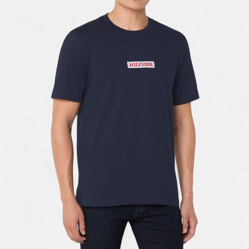 Pánské modré triko Tommy Hilfiger 56251 64056700