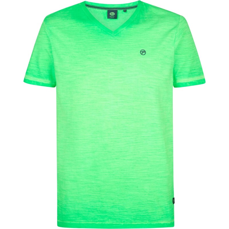 Petrol Industries Tričko tmavomodrá / zelená 64110151