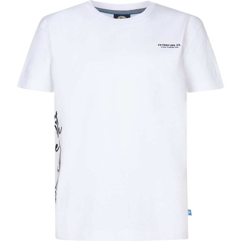 Petrol Industries Tričko modrá / čierna / biela 64110152