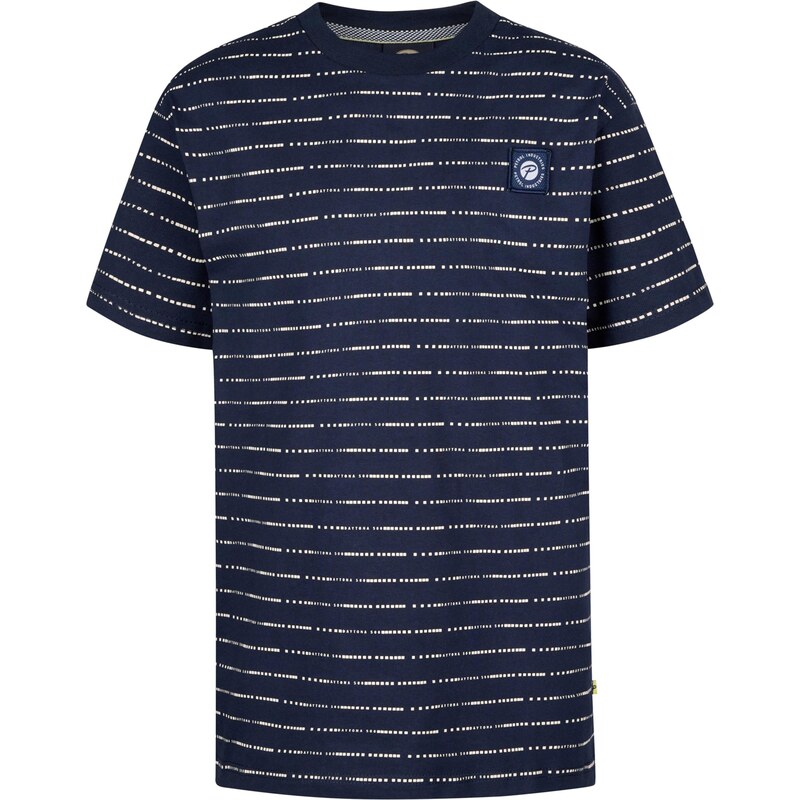 Petrol Industries Tričko Sandview námornícka modrá / biela 64110159