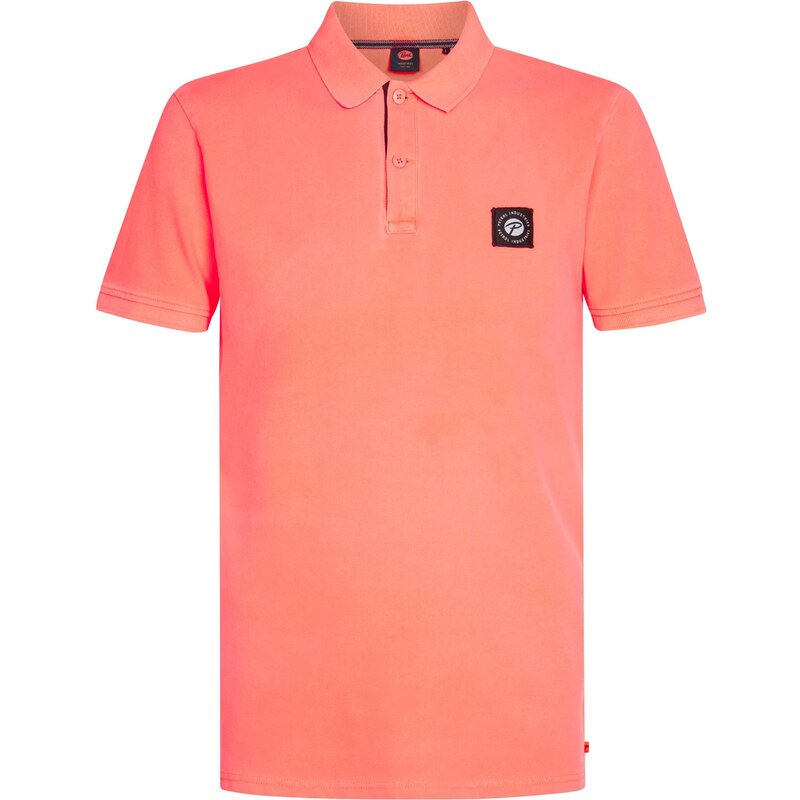 Petrol Industries Tričko Marlin koralová / čierna 64062969