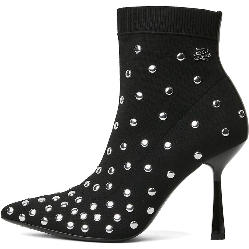 Karl Lagerfeld Členkové čižmy Pandara čierna 64063059