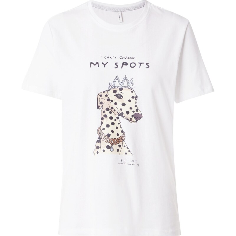 ONLY Tričko ONLBARIA pastelovo žltá / čierna / biela 64063417