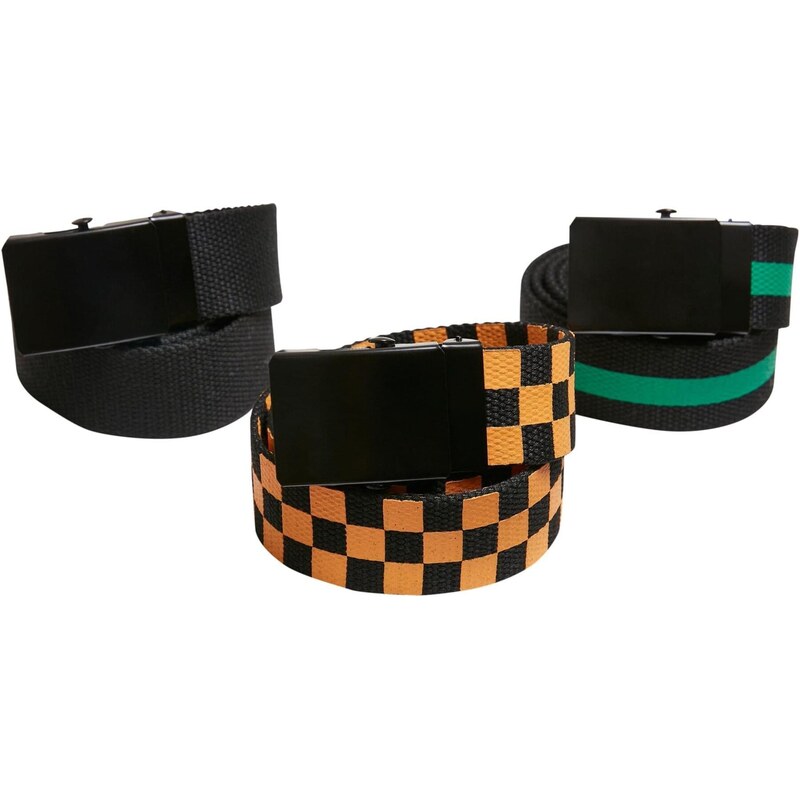Urban Classics Opasky Belts Trio Kids zmiešané farby 65873862