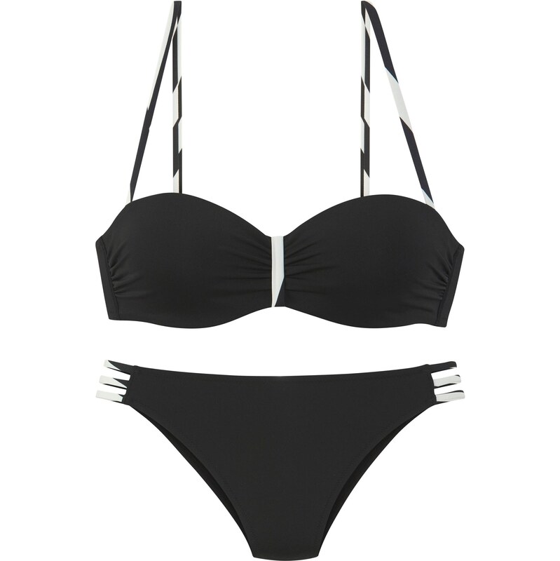 FRENCH CONNECTION Bikiny čierna / biela 64201334