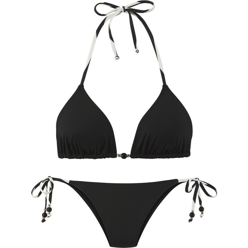 FRENCH CONNECTION Bikiny čierna / šedobiela 64201348