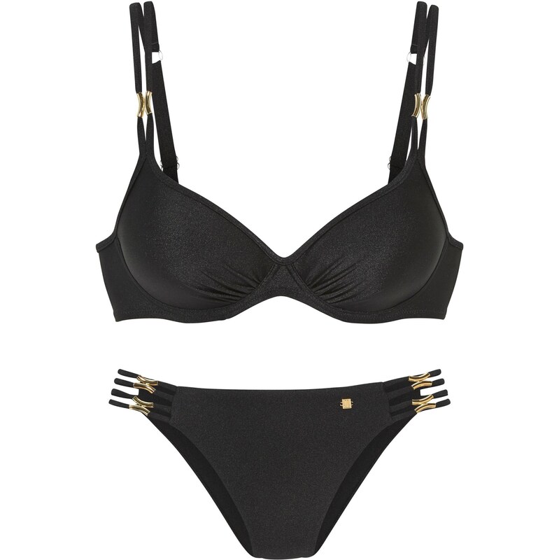 JETTE Bikiny zlatá / čierna 65252559