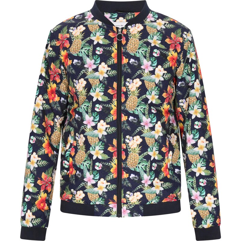 MO Prechodná bunda zelená / oranžová / púdrová / čierna 66257061