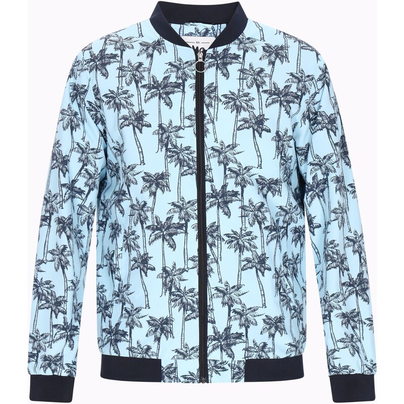 MO Prechodná bunda námornícka modrá / svetlomodrá 65876391