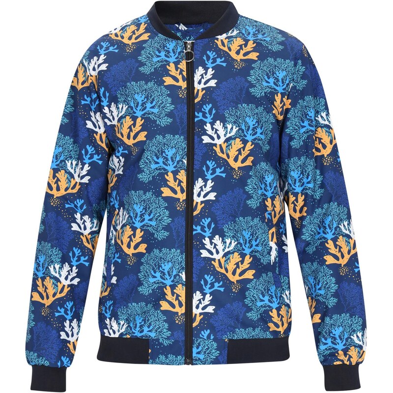 MO Prechodná bunda modrá / námornícka modrá / oranžová / biela 65876385