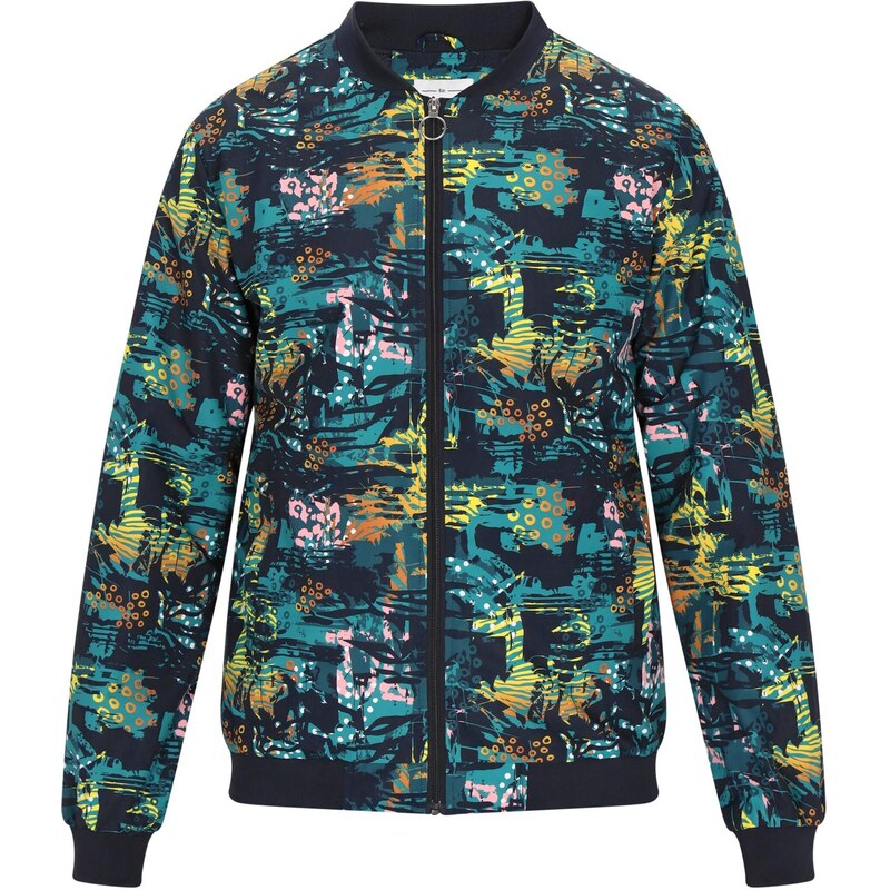 MO Prechodná bunda námornícka modrá / petrolejová / oranžová / ružová 65876423