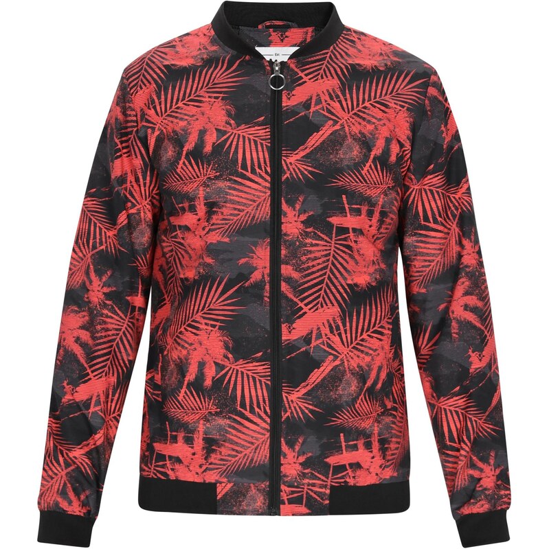 MO Prechodná bunda tmavosivá / svetločervená / čierna 65876420