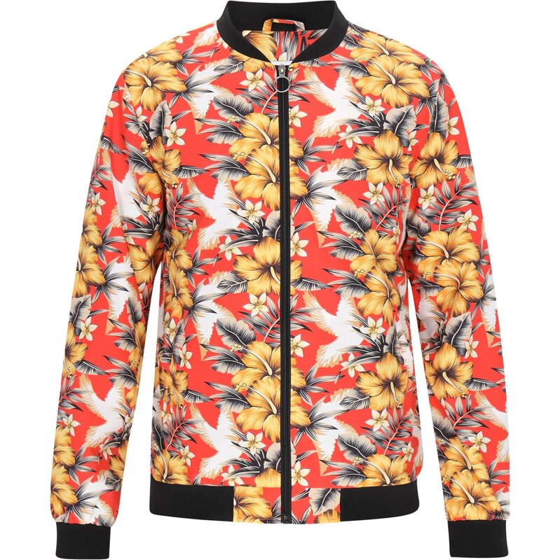 MO Prechodná bunda medová / červená / čierna / šedobiela 65876413