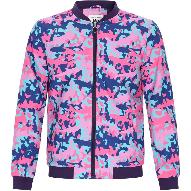 MO Prechodná bunda modrá / azúrová / ružová / svetloružová 65876432