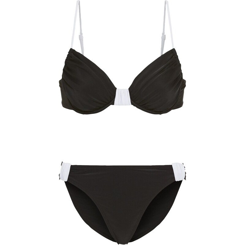 LSCN by LASCANA Bikiny čierna / biela 64427954