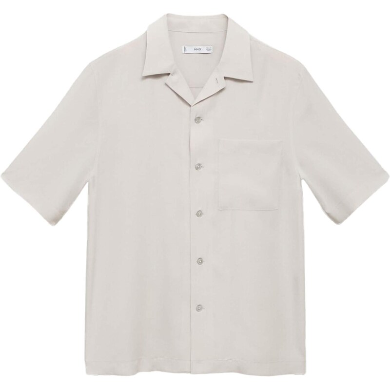 MANGO MAN Košeľa Luca svetlosivá 64114239