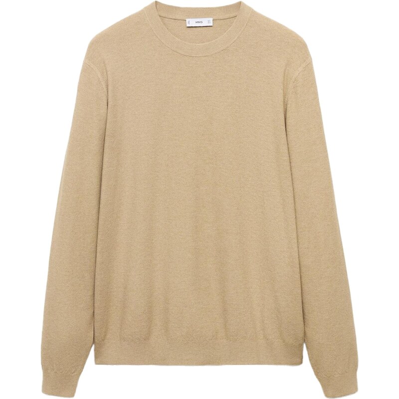 MANGO MAN Sveter AVENA béžová 64063171
