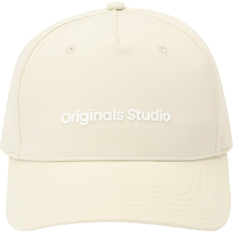 JACK & JONES Čiapka 'JACVESTERBRO' pastelovo zelená / biela