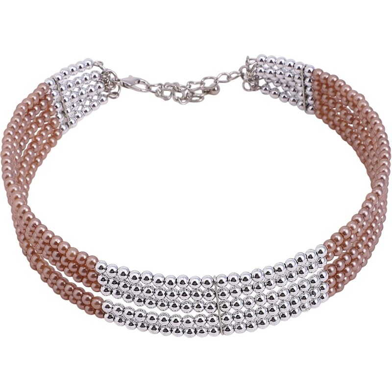 SOHI Retiazka hnedá / strieborná 64063315