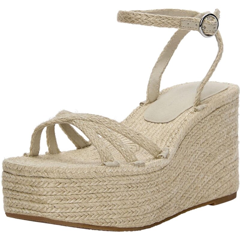 Pull&Bear Sandále biela ako vlna 64174194