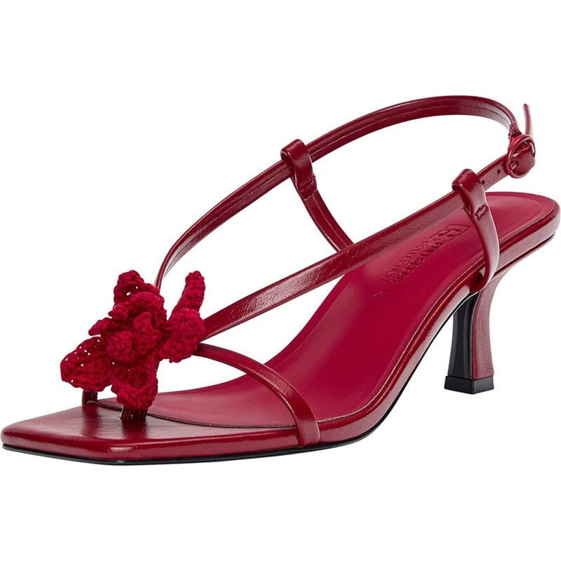 Pull&Bear Žabky vínovo červená 65880879