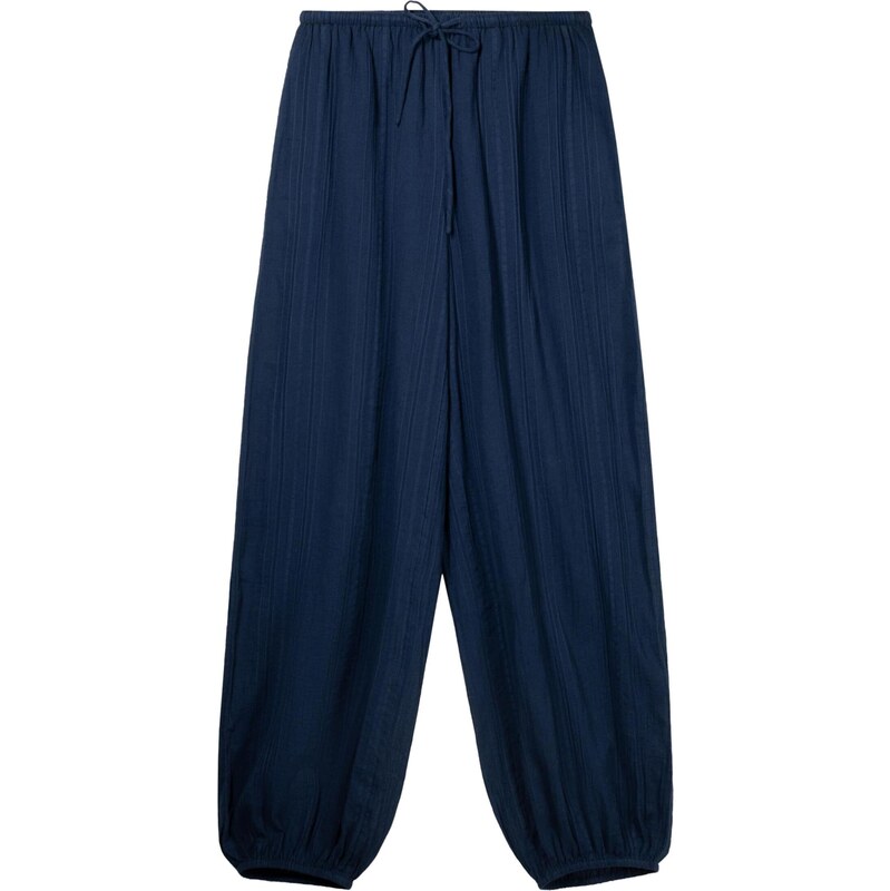 Bershka Nohavice námornícka modrá 65146380