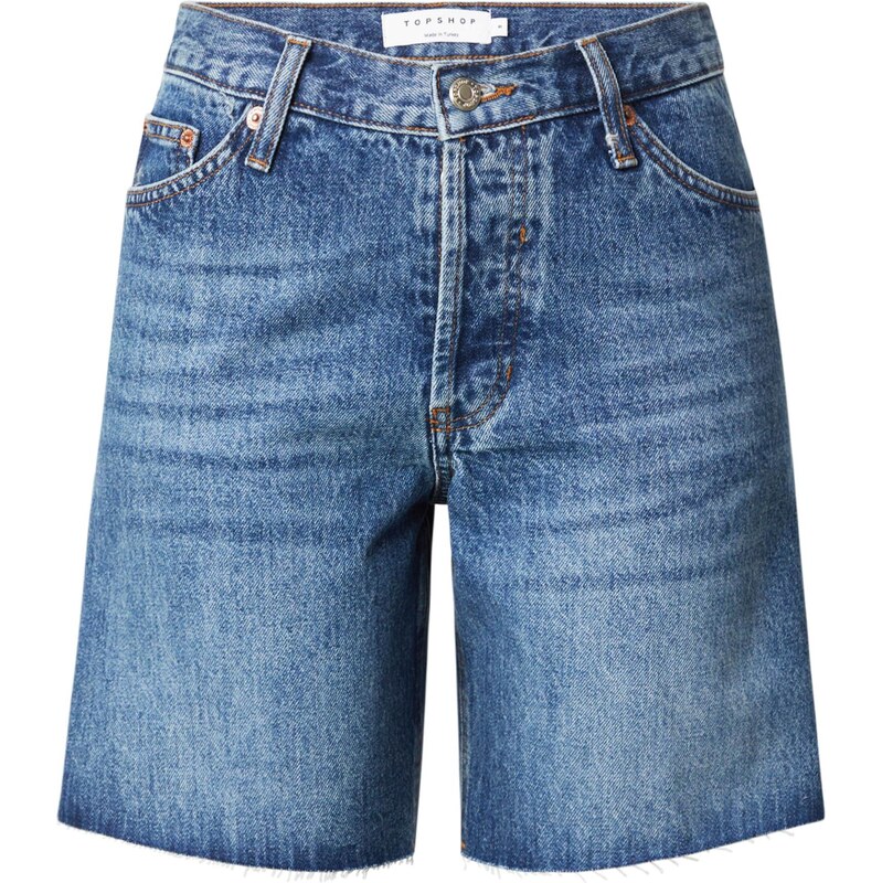 TOPSHOP Džínsy modrá denim 66056970