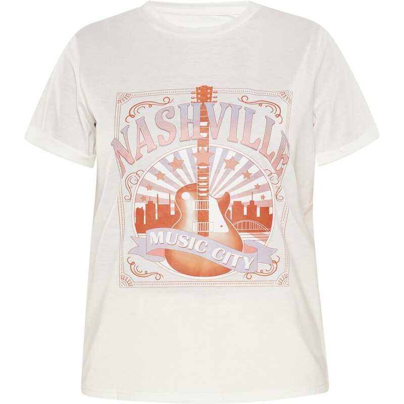 FELIPA Tričko Fashion Look pastelovo fialová / broskyňová / 65881033