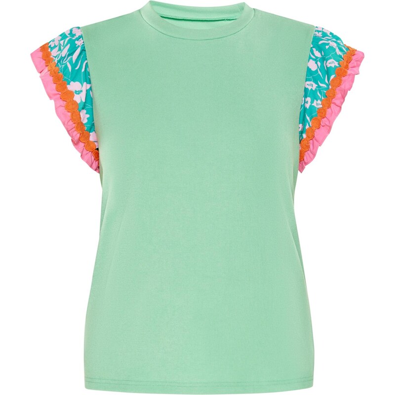 Usha Blúzka svetlomodrá / svetlozelená / oranžová / svetloružová 66142165