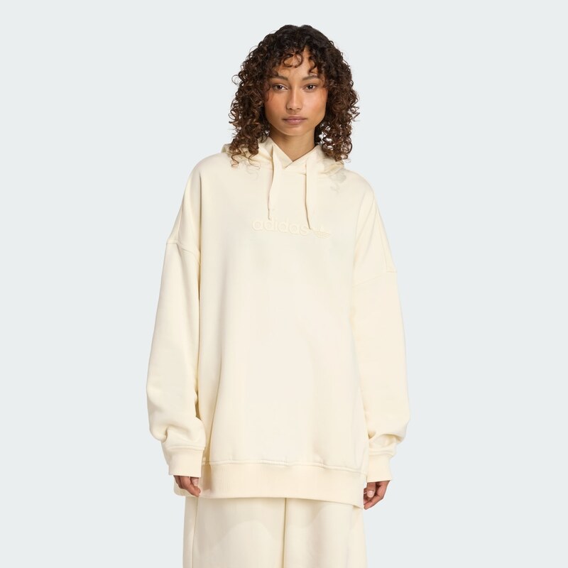 Módna oversized mikina s kapucňou a nápisom adidas 64063534