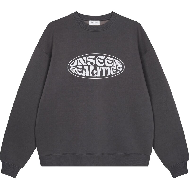 OH APRIL Mikina antracitová / šedobiela 65876712