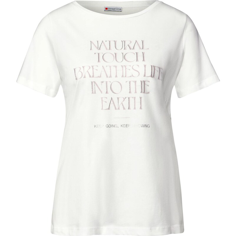 STREET ONE Tričko ružová / strieborná / prírodná biela 64071980