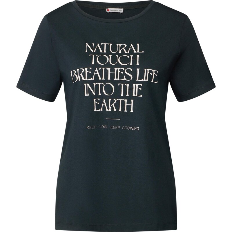 STREET ONE Tričko námornícka modrá / biela 64071981