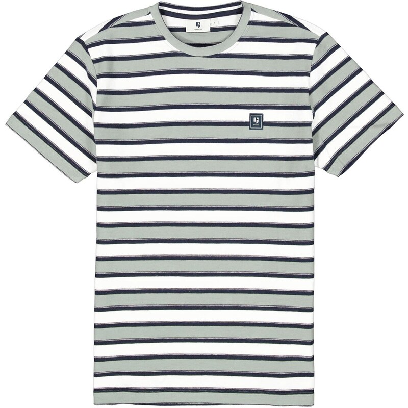 GARCIA Tričko námornícka modrá / mätová / biela 64072258