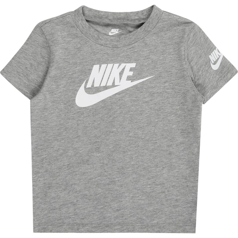 Nike Sportswear Tričko FUTURA EVERGREEN sivá melírovaná / biela 64072311