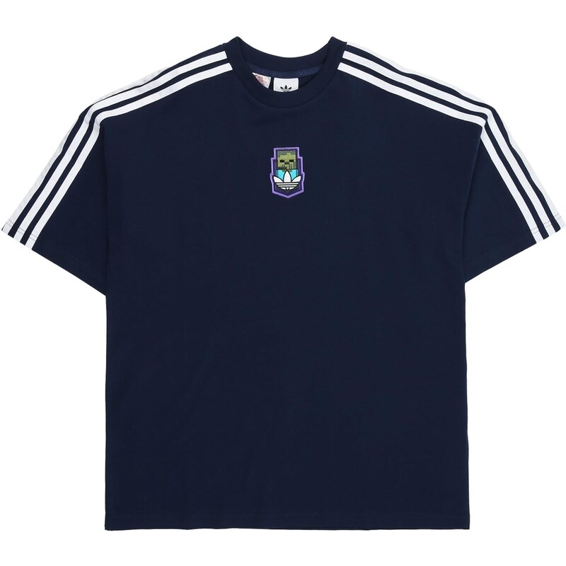 ADIDAS ORIGINALS Tričko X Minecraft Graphic Tee tmavomodrá / sivá / 64072358