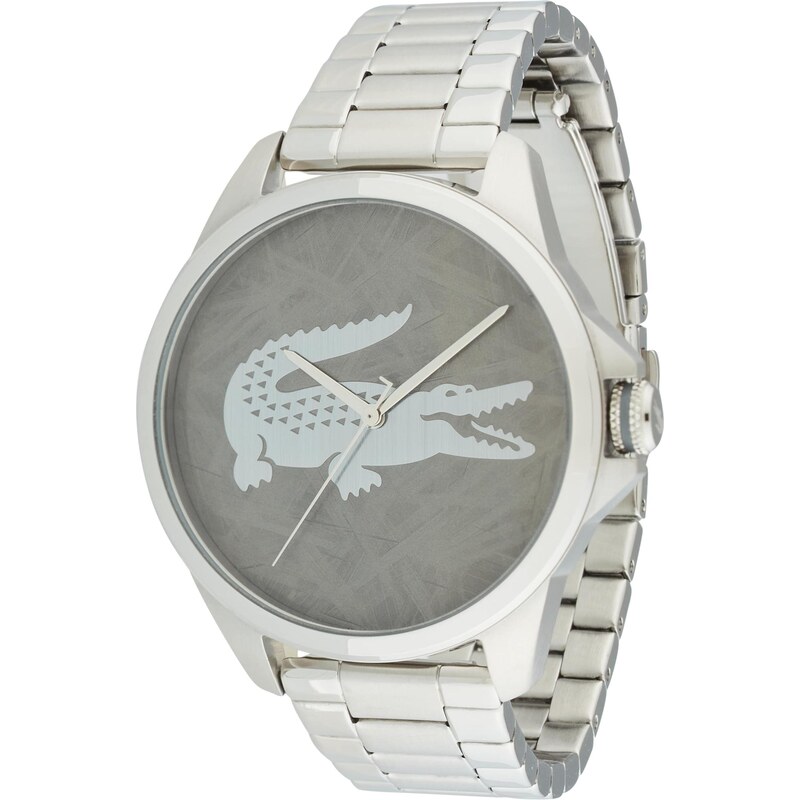 LACOSTE Analógové hodinky LE CROC tmavosivá / strieborná 64072142