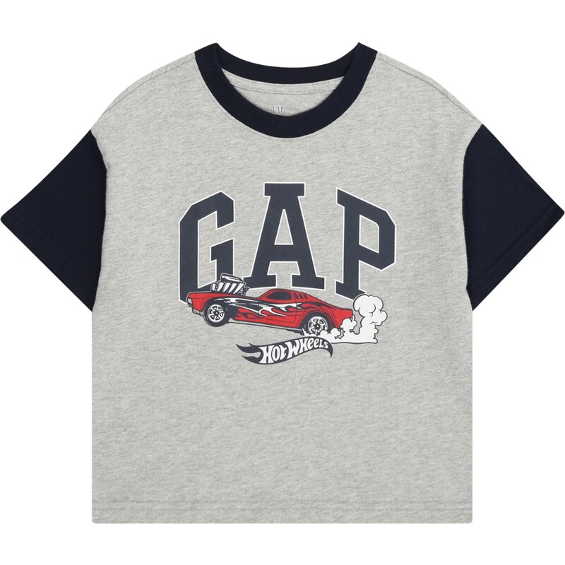 GAP Tričko námornícka modrá / sivá melírovaná / červená / biela 64072297