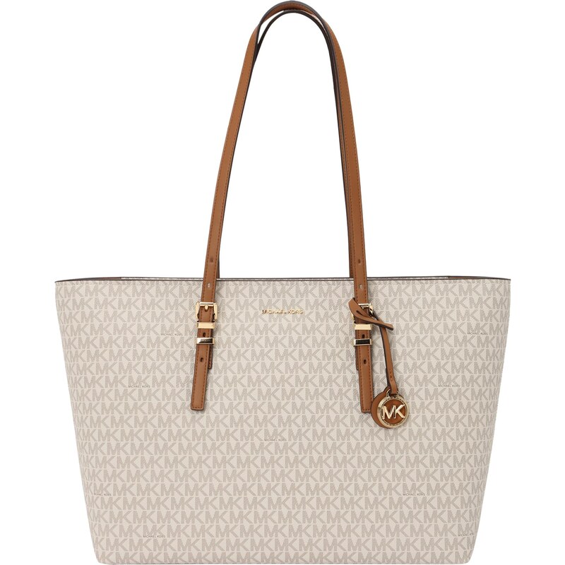 MICHAEL Michael Kors Shopper tmavobéžová / šedobiela 64293984