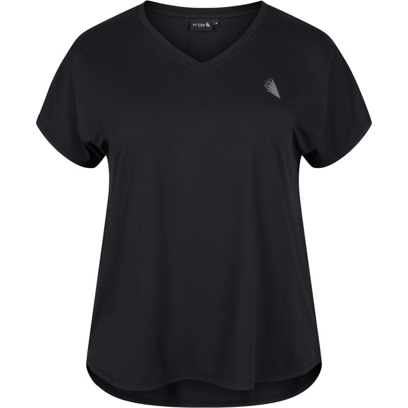 Active by Zizzi Tričko ABASIC čierna 65731002