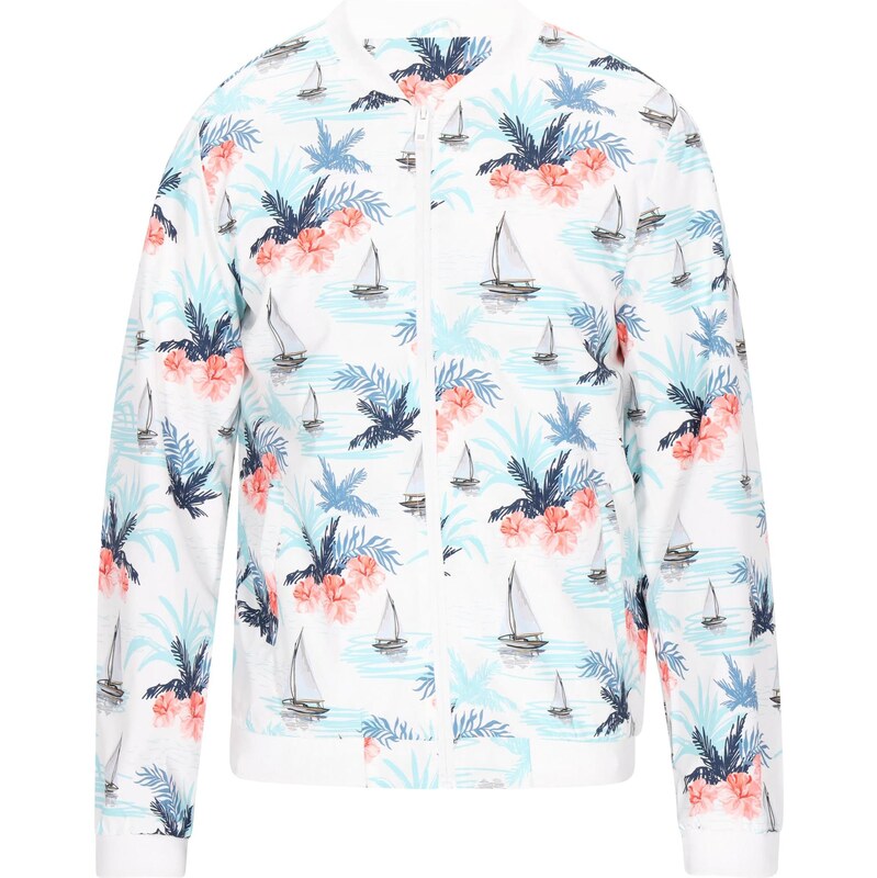 HOMEBASE Prechodná bunda námornícka modrá / tyrkysová / koralová / 65644810