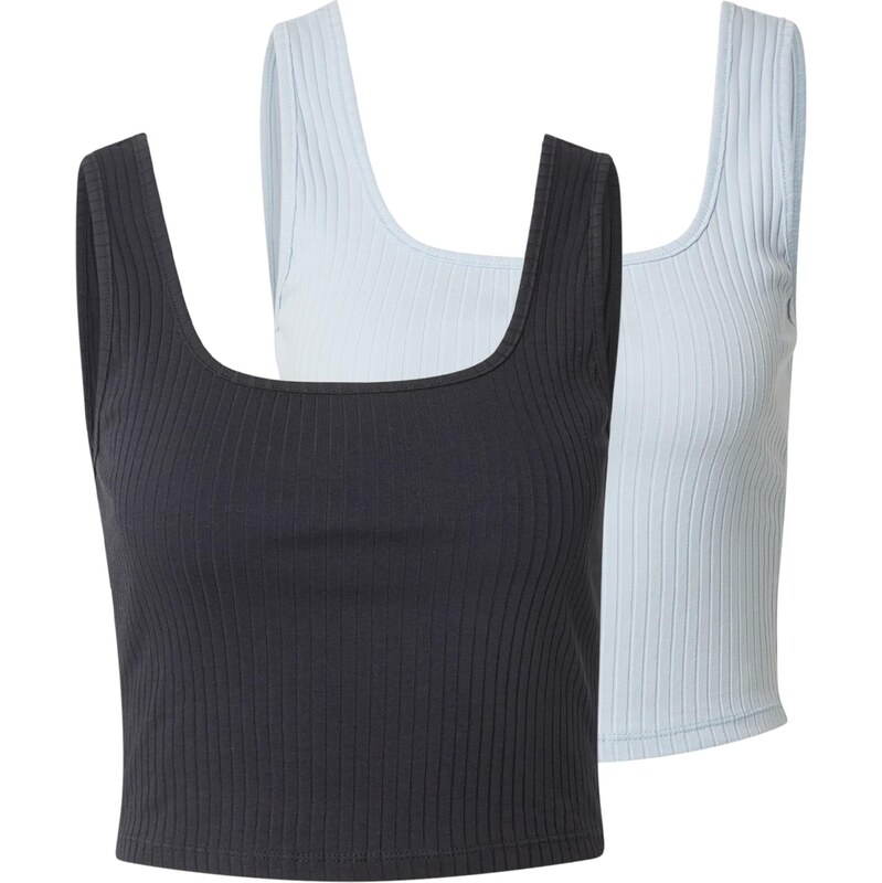 ABOUT YOU Top Hellen svetlomodrá / čierna 66008243