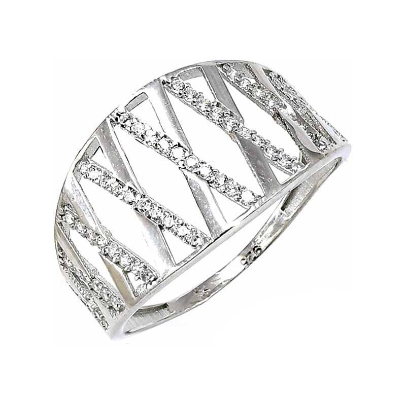 Strieborný prsteň Glare 921 64079351