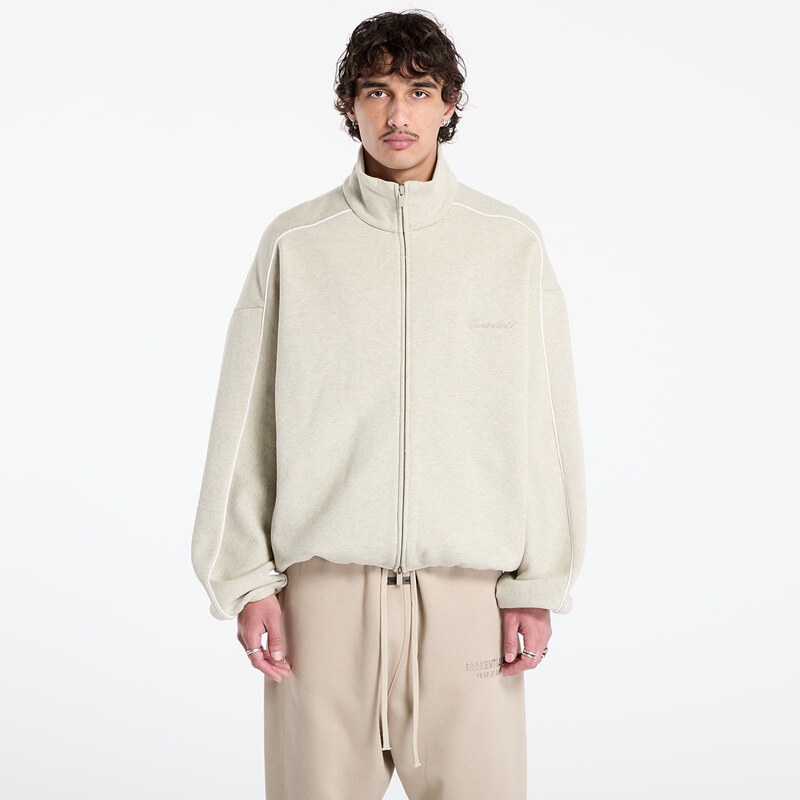 Mikina Fear of God Essentials Modern Track Jacket Heather Stone/ Cloud 64080088