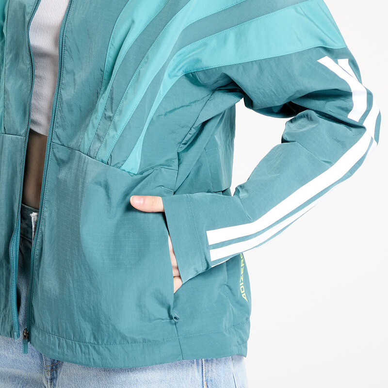 adidas Performance Bunda adidas Adizero Archive Running Jacket Preloved Teal/ White M