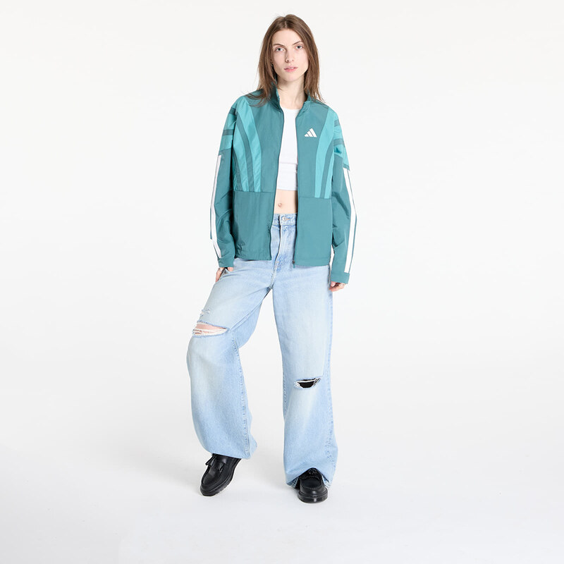 adidas Performance Bunda adidas Adizero Archive Running Jacket Preloved Teal/ White M