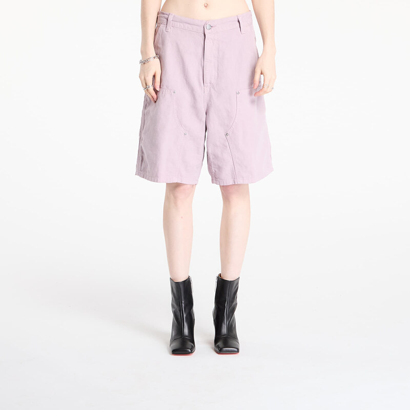Šortky Carhartt WIP W Branford Double Knee Short Pink Fog Garment Dyed 64093480