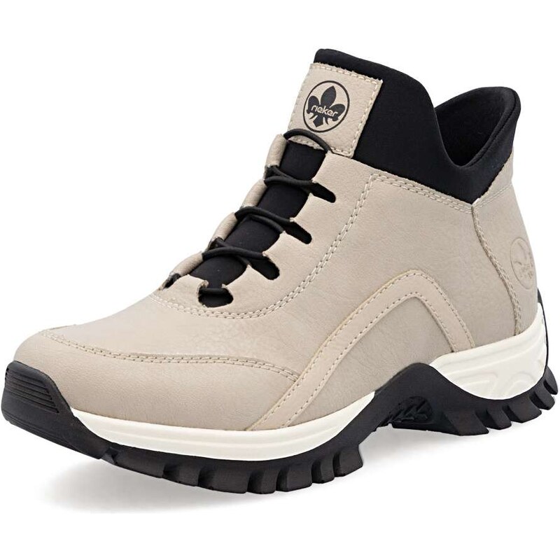 Dámska členková obuv RIEKER M9883-60 béžová W5 64089568